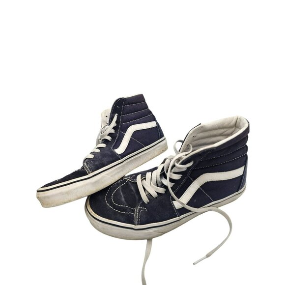 Vans Sk8-Hi Navy Blue Mens 8/Women's 9.5 - Picture 3 of 6